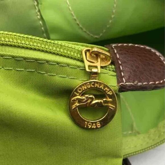 2 Longchamp Le Pliage Handbag Top Handle Tote Canvas Bags (Large + Pouch) Bundle - Picture 7 of 12